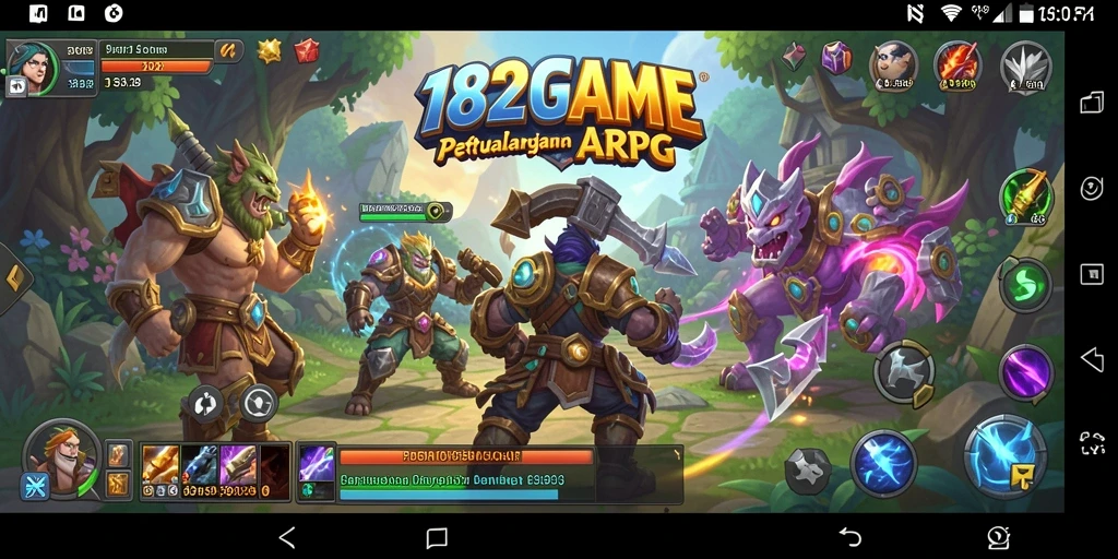 Tampilan gameplay ARPG yang menarik dan mengasyikkan di 182GAME.