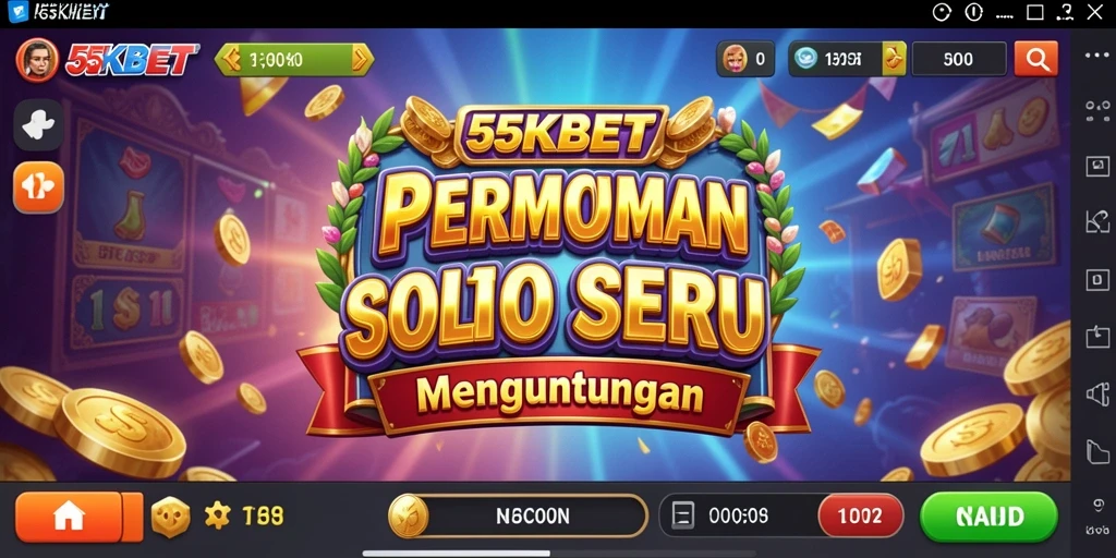 Tampilan gameplay Slot yang menyenangkan di 55KBET.