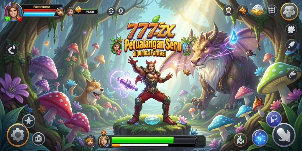 Screenshot gameplay 777ZX menampilkan aksi seru dalam dunia petualangan.