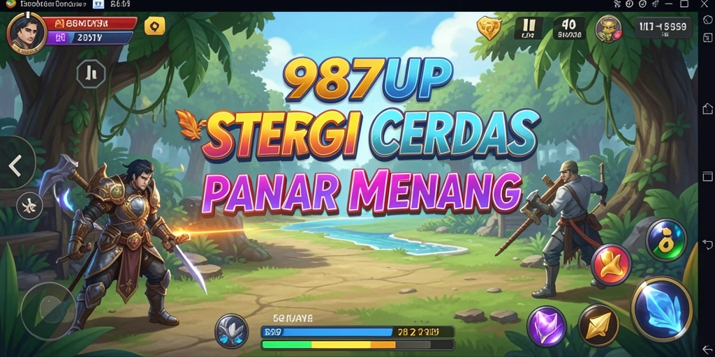 Tangkapan layar permainan 987UP menampilkan pertempuran strategi yang mendebarkan.