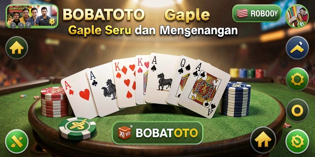 Tampilan gameplay BOBATOTO dengan suasana kompetitif yang seru.