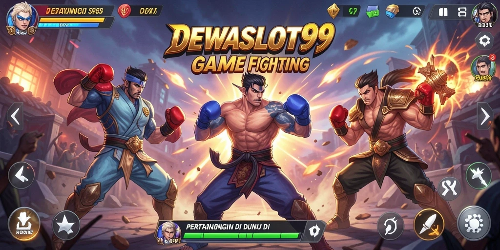 Tampilan dinamis dari gameplay Fighting yang seru di DEWASLOT99.