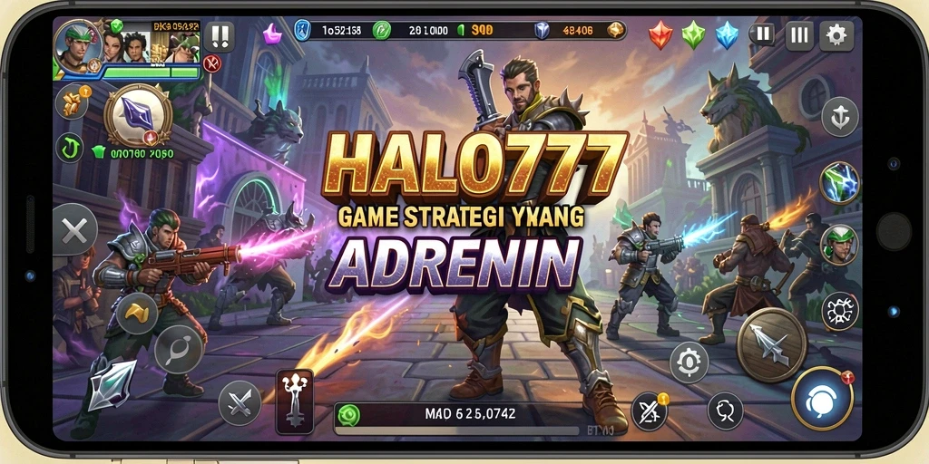 Tampilan gameplay HALO777 yang seru dan strategis.