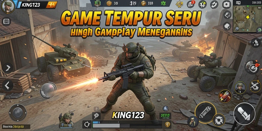 Tampilan gameplay KING123 yang mendebarkan dan seru.