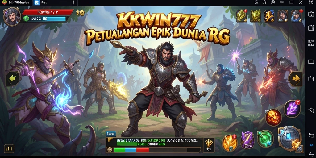 Tangkapan layar KKWIN777 menampilkan aksi pertarungan yang mendebarkan dalam dunia RPG.