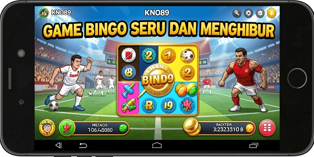 Tampilan screenshot KNO89 menunjukkan permainan Bingo yang seru.