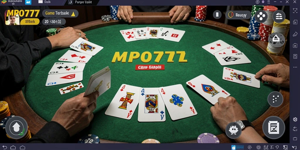 Tampilan utama gameplay MPO777 yang menarik dan seru.