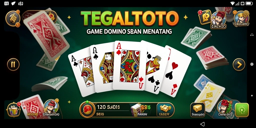 Tampilan gameplay seru TEGALTOTO dengan pemain yang berkompetisi.