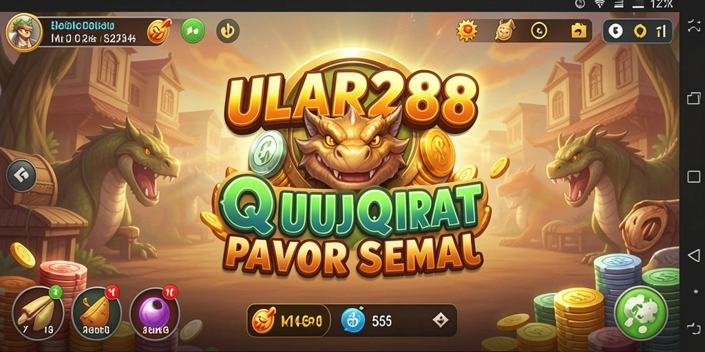 Gameplay intens QiuQiu dalam ULAR288 yang seru dan menantang.