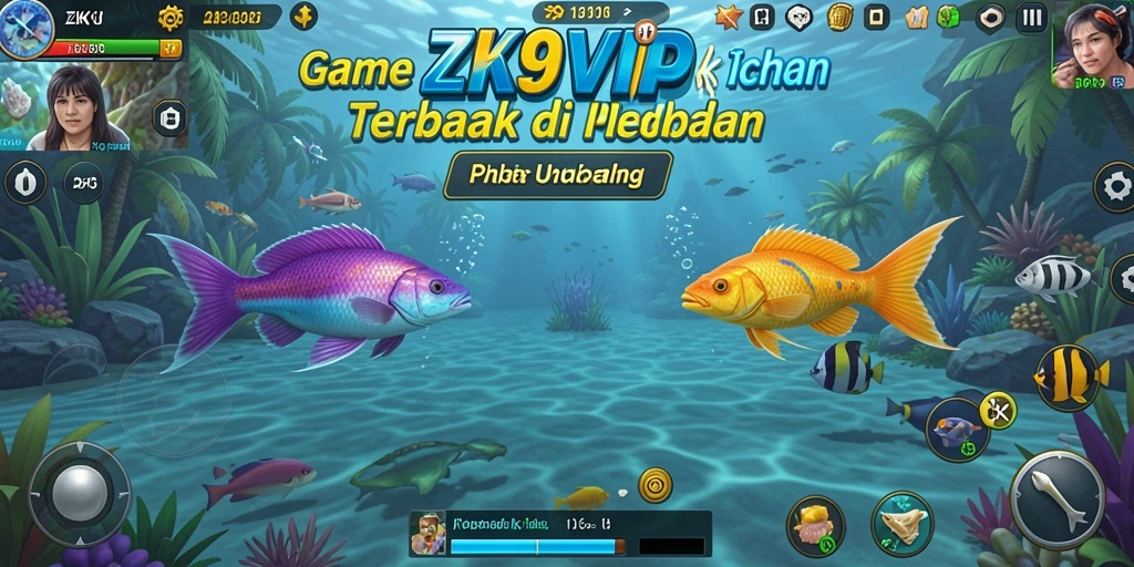 Tampilan gameplay ZK9VIP yang memukau saat menangkap ikan.